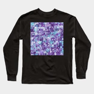 Purple Grime Foral Long Sleeve T-Shirt